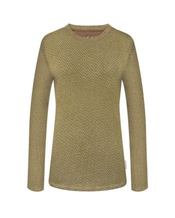 Wormseeker Pullover braun-gelb